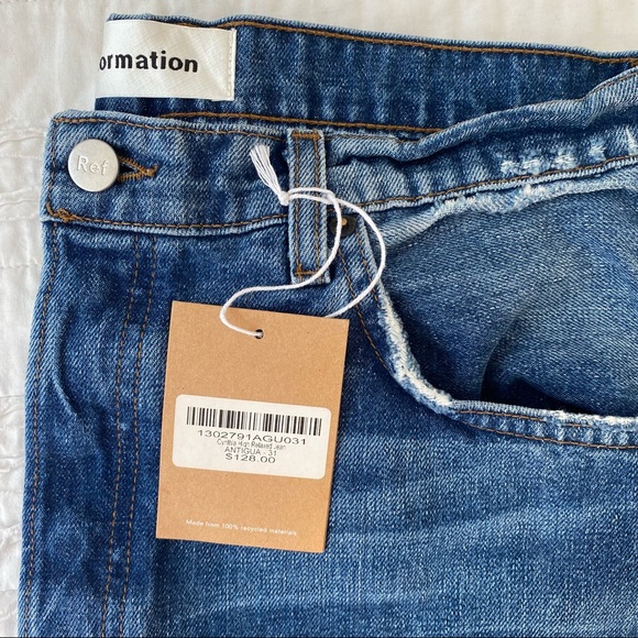 NWT Reformation Cynthia Straight Leg Jean in Antigua - Picture 11 of 12